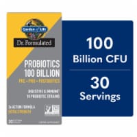 Garden of Life® Dr. Formulated Probiotics 100 Billion Pre + Pro + Postbiotics Capsules Perspective: Main