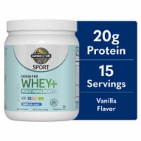 Garden of Life® Sport Vanilla Flavor Grass-Fed Whey + Weight Management Powder Perspective: Main