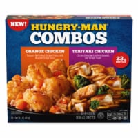 Hungry-Man® Combos Orange Chicken & Teriyaki Chicken Meal Perspective: Main