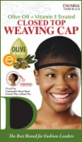 Donna Black Closed Top Weaving Net