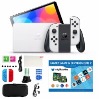 Nintendo Switch OLED in White with Accessory Kit & Voucher