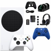 Xbox Series S Console with Extra Blue Controller Accessories Kit