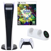 PS5 Digital Console with The Smurfs Game & Dock