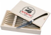 Bruntmor ALBA 8pc Steak Knife Set w/ Full Tang Blades, Gift Box