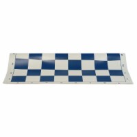 WE Games Complete Tournament Chess Set, Plastic Pieces, Blue Board, Travel Bag