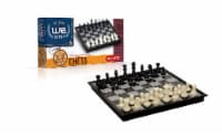WE Games Travel Magnetic Folding Chess Set