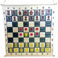 WE Games Standard Chess Teaching Demonstration Board, 27 inches, Pieces Included