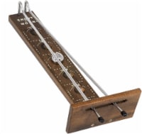 WE Games Shoot The Moon, 1940's Nostalgia Game, Solid Wood, Dark Stain, 17.5 in