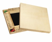 WE Games 4 Player Shut The Box(TM) Dice Game with Lid, Walnut Stained Wood Large