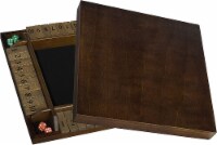 WE Games 4 Player Shut The Box(TM) Dice Game with Lid, Natural Wood, Large