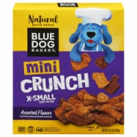Blue Dog Bakery Mini Crunch Assorted Flavor Extra Small Dog Treats Perspective: Main