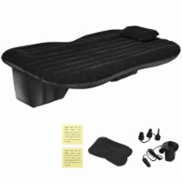 Inflatable Car Air Backseat Mattress Flocking Travel SUV Camping Pad Pill & Pump