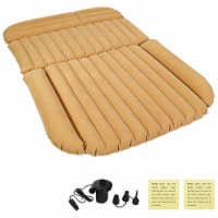 Inflatable SUV Air Backseat Mattress Flocking Travel Pad w/Pump Camping Travel