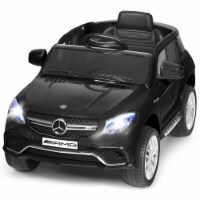 Gymax 12V Mercedes Benz GLE Licensed Kids Ride On Car RC Electric Vehicle w/ MP3 Black