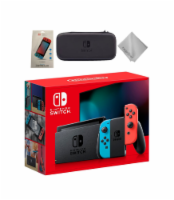 Switch Gaming Console With Neon Blue Joy-Con Controllers & Accessories