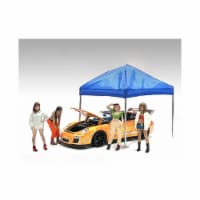 American Diorama 24101-24102-24103-24104 Hip Hop Girls for 1 by 24 Scale Models Figure Set -