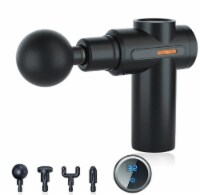 Massage Gun Deep Tissue, Electric Muscle Massager Percussion Massage Gun for Athletes, Black