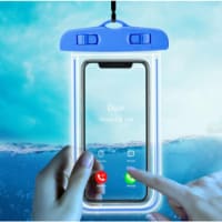 Universal Waterproof Cellphone Case Compatible for All Large Phones up to 6.8 Inches - Teal