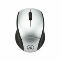 Digital Innovations EasyGlide Wireless Travel Mouse - Silver/Black Perspective: Main