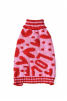 Max & Marlow Pink Heart Dog Sweater Perspective: Main