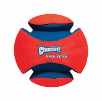 Chuckit!® Multicolored Kick Fetch Rubber Ball Dog Toy