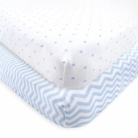 Fry S Food Stores Luvable Friends Chevron And Stars Fitted Knit