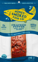 Honey Smoked Salmon 6oz Cracked Pepper Perspective: Main