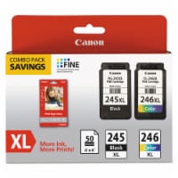 Canon Ink & Paper Combo Pack Black/Tri-Color