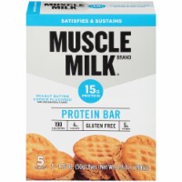 Muscle Milk Peanut Butter Cookie Flavored Protein Bars 5 Count Perspective: Main
