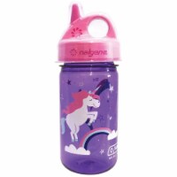 Nalgene 342739 12 oz Grip-N-Gulp Sustain Water Bottle, Purple - Unicorn