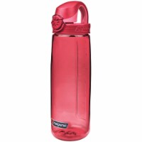 Nalgene 342755 24 oz On the Fly Sustain Water Bottle Petal with Beet Cap