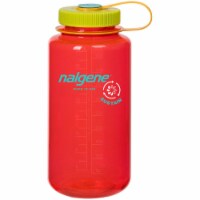 Nalgene 341962 32 oz 1 qt. Sustain Wide Mouth Water Bottle, Pomegranate - Plastic