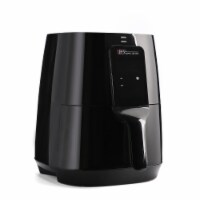 Uber Appliance Air Fryer XL Large 5 Qt Touch Display with 8 Pre-Set Functions, 5 quart, Black