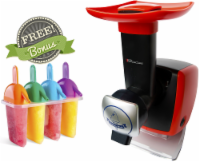 Uber Appliance Sorbet Frozen yogurt maker|soft serve fruit machine|4pc Popsicle mold included