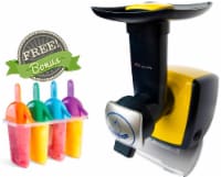 Uber Appliance Sorbet Frozen yogurt maker|soft serve fruit machine|4pc Popsicle mold included