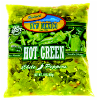 Select New Mexico Hot Green Chile Peppers