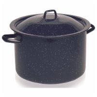 6 qt. Imusa Speckled Stock Pot with Lid, Blue