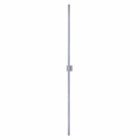 Alumilux LED Outdoor Wall Sconce, Satin Aluminum