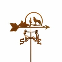 Coyote with Cactus Weathervane - Garden Mount