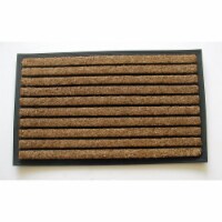 18 x 30 in. Rubber Back Tuffcor Ribbed Natural Door Mat