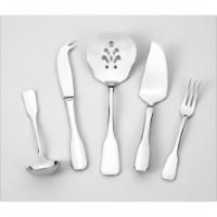 Alsace 5 Piece Serving Set - Heavyweight - 18-10 Stainless - Mirror Finish