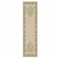 Christmas Time 13 x 42 in. Runner - Natural & Green