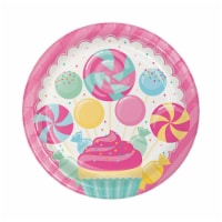 Group Candy Bouquet Dinner Plate, Pack of 12 - 8 Per Pack Perspective: Main
