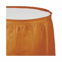 Group  14 ft. x 29 in. Pumpkin Spice Tableskirt, Pack of 6