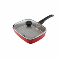 28 cm HUHU Smokeless Steam Rectangular Grill Pan
