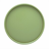 B.C. Mist Green 14 Inch Round Serving Tray