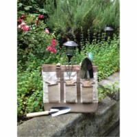 Garden Bag, White & Beige