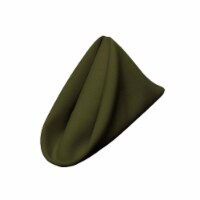 1818Pop-pk10-OliveP21 Polyester Poplin Napkin, Olive - 18 x 18 in. - Pack of 10