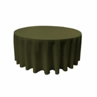 TCpop120R-OliveP21 Polyester Poplin Tablecloth, Olive - 120 in. Round