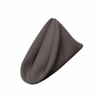 1818Pop-pk10-CharcoalP34 Polyester Poplin Napkin, Charcoal - 18 x 18 in. - Pack of 10